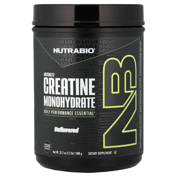 Nutrabio Labs - Creatina Mono-hidratada Micronizada Sem Sabor 1.000 g (998 g)