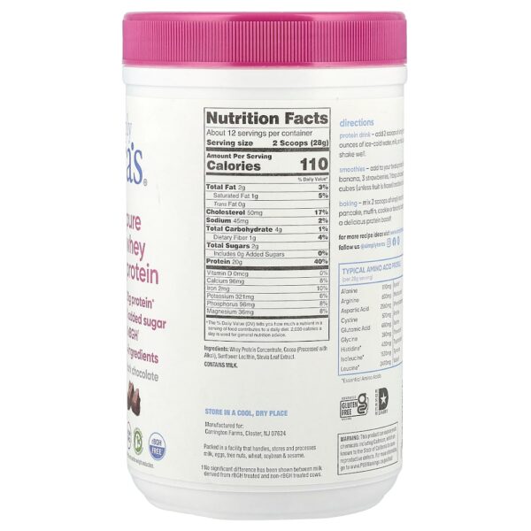 Simply Tera's - Pure Whey Protein Chocolate Amargo 340 g