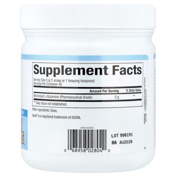 Natural Factors - L-Glutamina Micronizada em Pó 226 g