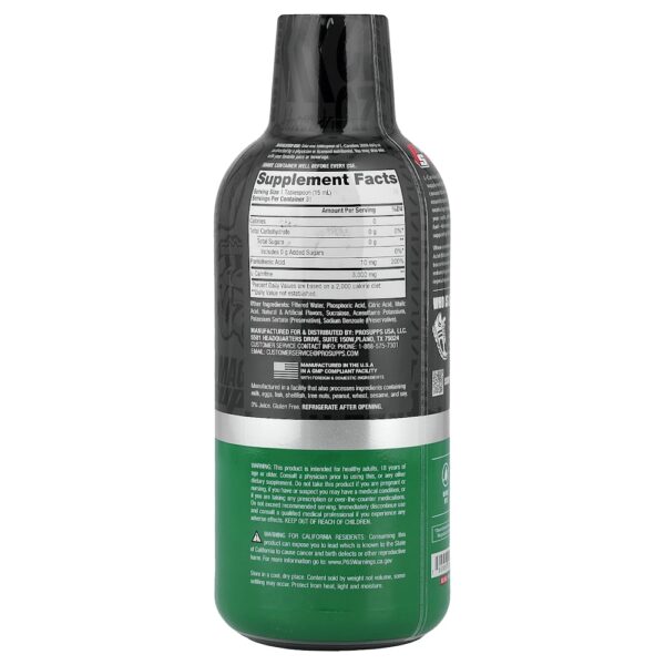 ProSupps - L-Carnitina 3000 Injeções Líquidas Maçã Verde 475 ml