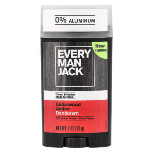 Every Man Jack - Desodorante Âmbar e Cedro 85 g