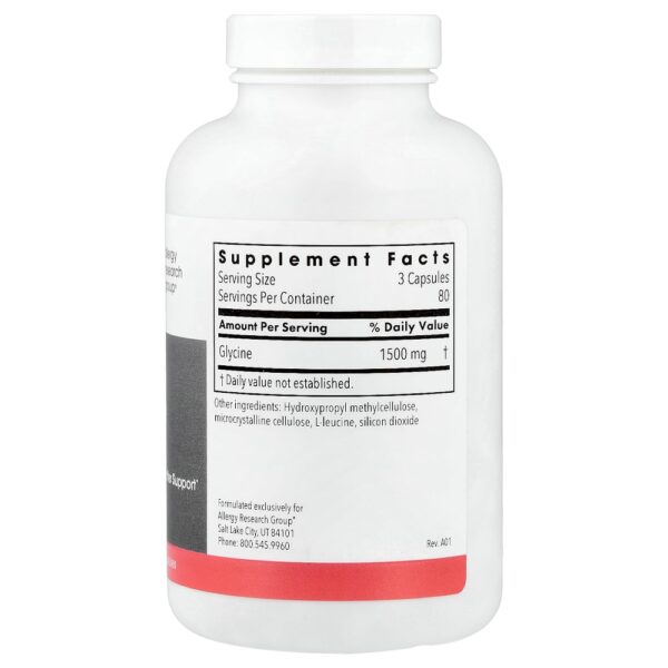 Metabolic Maintenance - Glicina 500 mg 240 Cápsulas