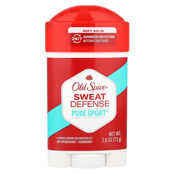 Old Spice - Sweat Defense Antitranspirante e Desodorante Soft Solid Pure Sport 73 g