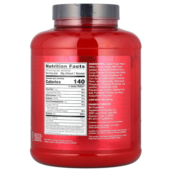 BSN - Isolado Syntha-6 Milkshake de Chocolate 1,82 kg