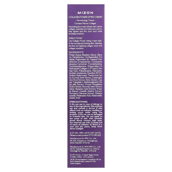 Mizon - Creme para Lifting Collagen Power 35 ml