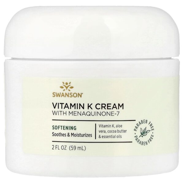 Swanson Vitamins - Creme de Vitamina K com Menaquinona-7 60 ml