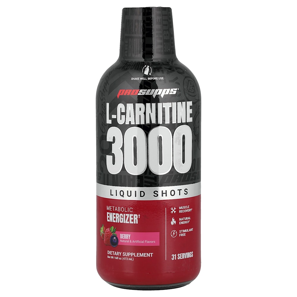 ProSupps - L-Carnitina 3000 Injeções Líquidas Fruto Silvestre 475 ml