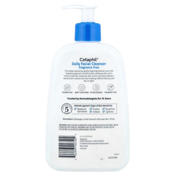 51-13.jpg Cetaphil - Sabonete de Limpeza Facial Diária Pele Normal a Oleosa Sem Perfume 475 ml