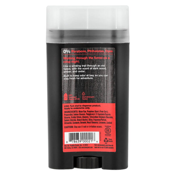 Every Man Jack - Desodorante Âmbar e Cedro 85 g