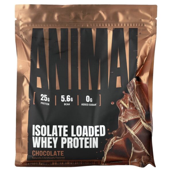 Animal - Isolate Loaded Whey Protein em Pó Sabor Chocolate 907 g