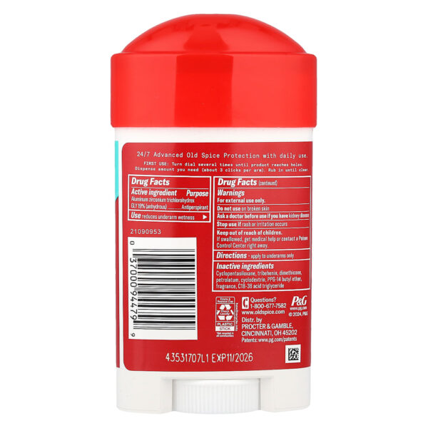 Old Spice - Sweat Defense Antitranspirante e Desodorante Soft Solid Pure Sport 73 g