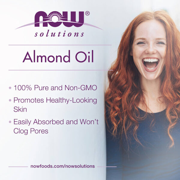 NOW Foods - Solutions Óleo de Amêndoa Doce Sem Perfume 120 ml