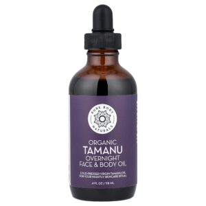 Pure Body Naturals - Óleo Noturno para o Rosto e o Corpo de Tamanu Orgânico 120 ml