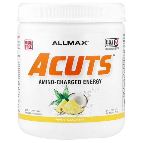 ALLMAX - ACUTS Bebida Energética com Aminoácidos Pina Colada 210 g