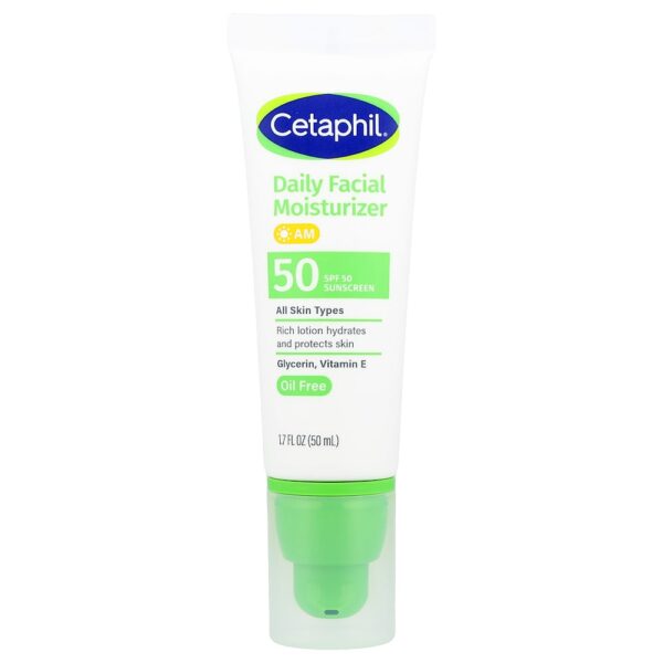 Cetaphil - Hidratante Facial Diário Protetor Solar FPS 50 Sem Perfume 50 ml