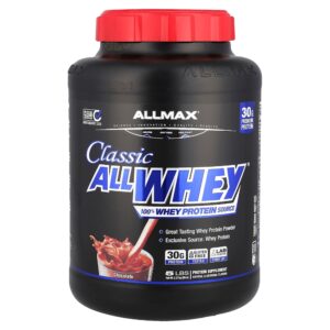 55-1.jpg ALLMAX - CLASSIC ALLWHEY Fonte 100% Whey Protein Chocolate 2,27 kg