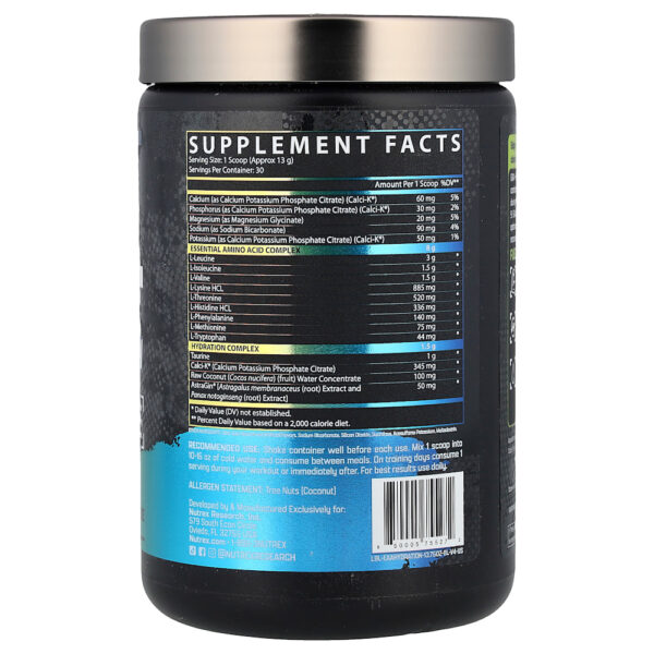 Nutrex Research - EAA + Hidratação Limonada de Mirtilo 390 g
