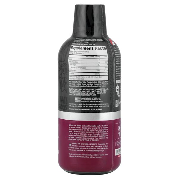 ProSupps - L-Carnitina 3000 Shots Líquidas Sabor Pitaia 475 ml