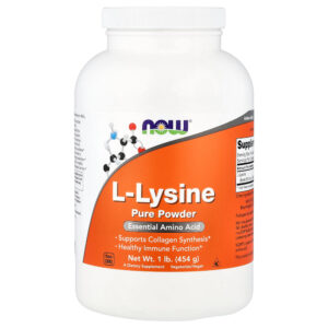 NOW Foods - L-Lisina em Pó Puro 454 g