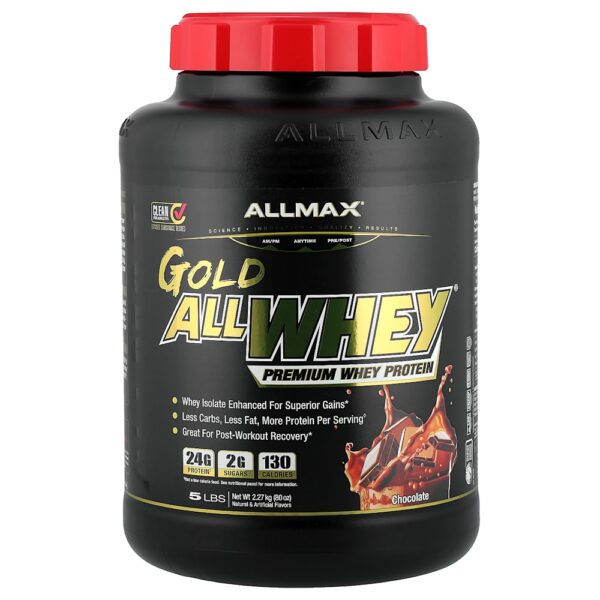 ALLMAX - GOLD ALLWHEY Proteína Whey Premium Chocolate 2,27 kg