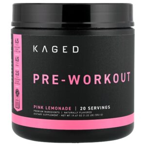 Kaged - Pré-Treino Limonada Rosa 552 g (553 g)