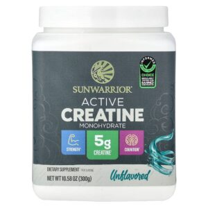 Sunwarrior - Sport Creatina Mono-hidratada Active Sem Sabor 300 g