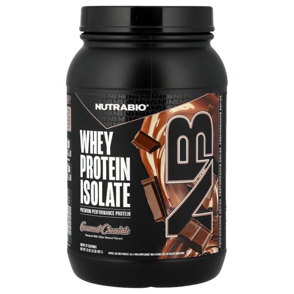 Nutrabio Labs - Isolado de Whey Protein Chocolate Gourmet 907 g