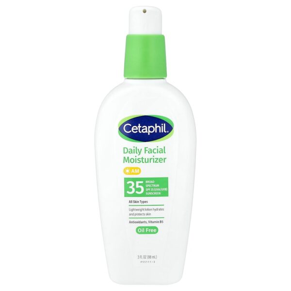Cetaphil - Hidratante Facial Diário Protetor Solar FPS 35 Sem Perfume 90 ml