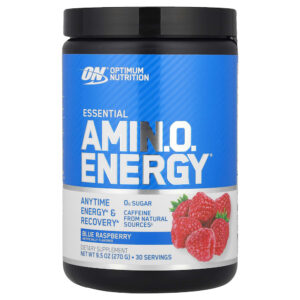 Optimum Nutrition - Essential Amin.O. Energy Framboesa Azul 270 g