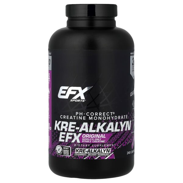 EFX Sports - Kre-Alkalyn EFX 240 Cápsulas (750 mg por Cápsula)