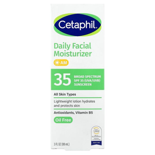 Cetaphil - Hidratante Facial Diário Protetor Solar FPS 35 Sem Perfume 90 ml