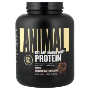 Animal - Isolate Loaded Whey Protein em Pó Massa de Brownie 1,81 kg