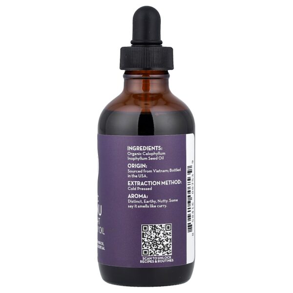 Pure Body Naturals - Óleo Noturno para o Rosto e o Corpo de Tamanu Orgânico 120 ml