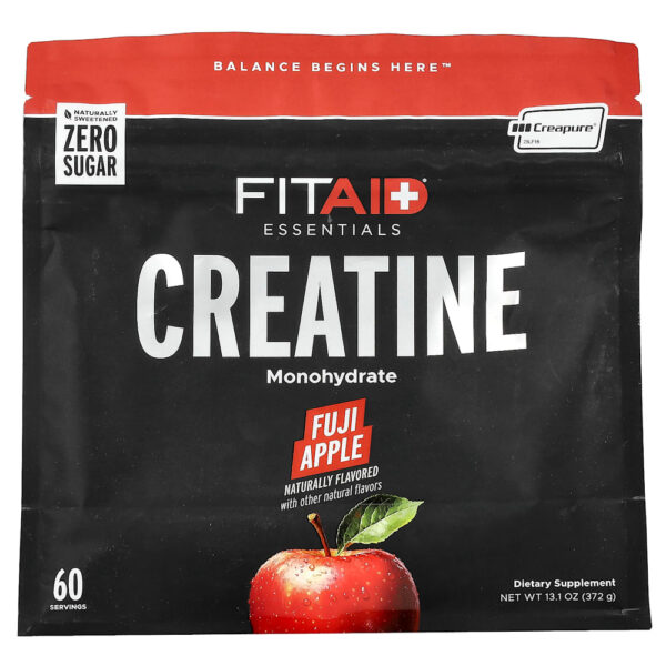FITAID - Essentials Creatina Mono-hidratada Maçã Fuji 372 g