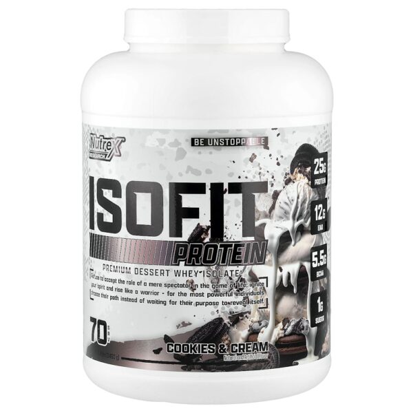 Nutrex Research - ISOFIT Protein Biscoitos e Creme IsoFit 2.450 g