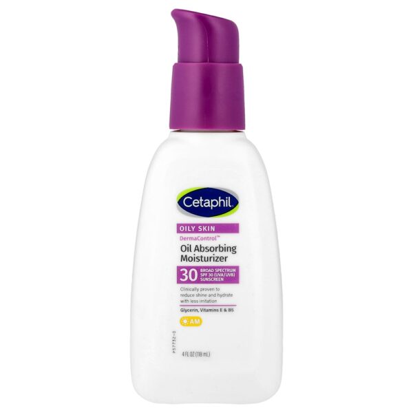 Cetaphil - Derma Control Hidratante para Absorção de Oleosidade FPS 30 120 ml