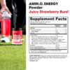 Optimum Nutrition - Essential Amin.O. Energy Explosão de Morango Suculento 270 g