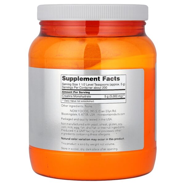60-4.jpg NOW Foods - Sports Creatina Mono-Hidratada 1 kg