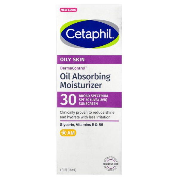 Cetaphil - Derma Control Hidratante para Absorção de Oleosidade FPS 30 120 ml