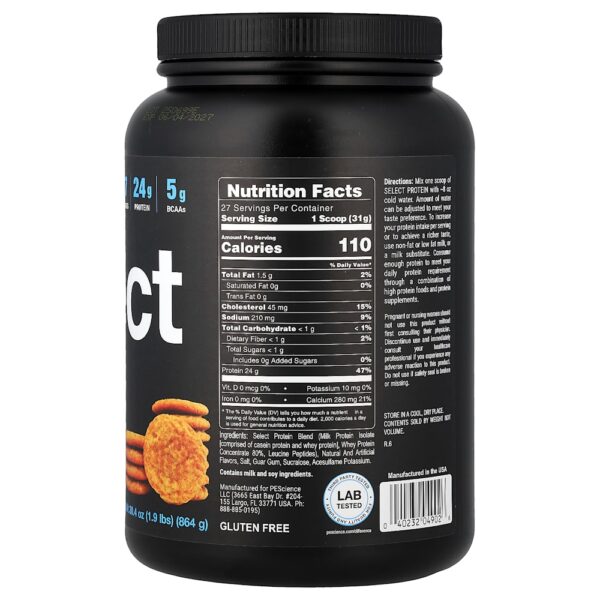 PEScience - Select Protein Mistura para Bebida em Pó Snickerdoodle 864 g