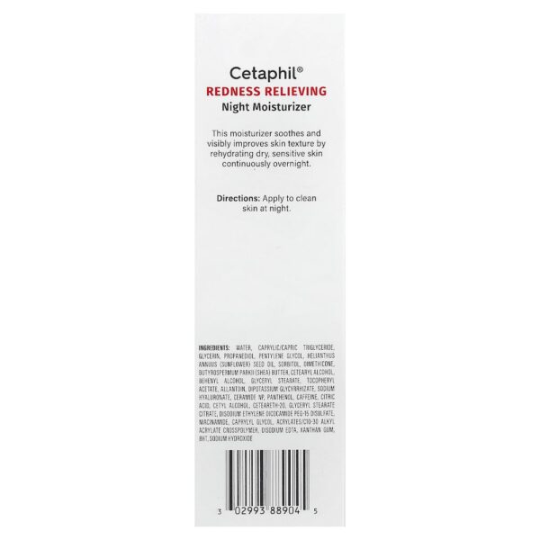 62-12.jpg Cetaphil - Alívio da Vermelhidão Hidratante Noturno 50 g