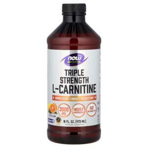 NOW Foods Sports - L-Carnitina Potência Tripla Cítricos 475 ml