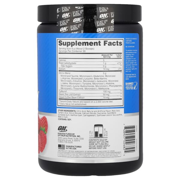 62-24.jpg Optimum Nutrition - Essential Amin.O. Energy Framboesa Azul 270 g