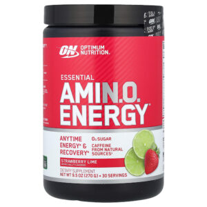 Optimum Nutrition - Essential Amin.O. Energy Morango e Limão 270 g