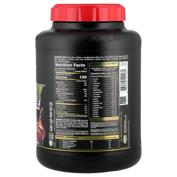 ALLMAX - GOLD ALLWHEY Proteína Whey Premium Chocolate 2,27 kg