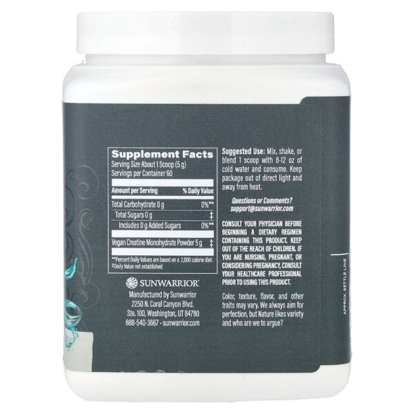 Sunwarrior - Sport Creatina Mono-hidratada Active Sem Sabor 300 g