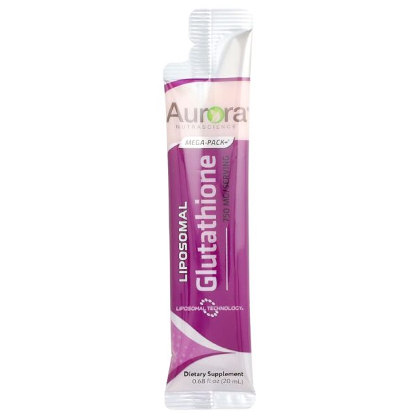 Aurora Nutrascience - Mega-Pack+ Glutationa Lipossomal 32 Embalagens 20 ml Cada