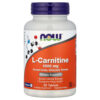 NOW Foods - L-Carnitina 1.000 mg 50 Comprimidos