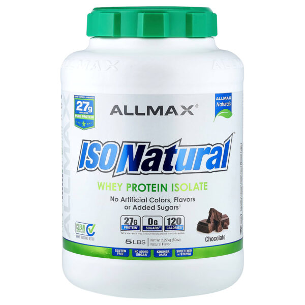 ALLMAX - ISONatural Isolado de Proteína Whey Chocolate 2,27 kg