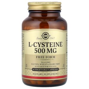 Solgar - L-Cisteína 500 mg 90 Cápsulas Vegetais